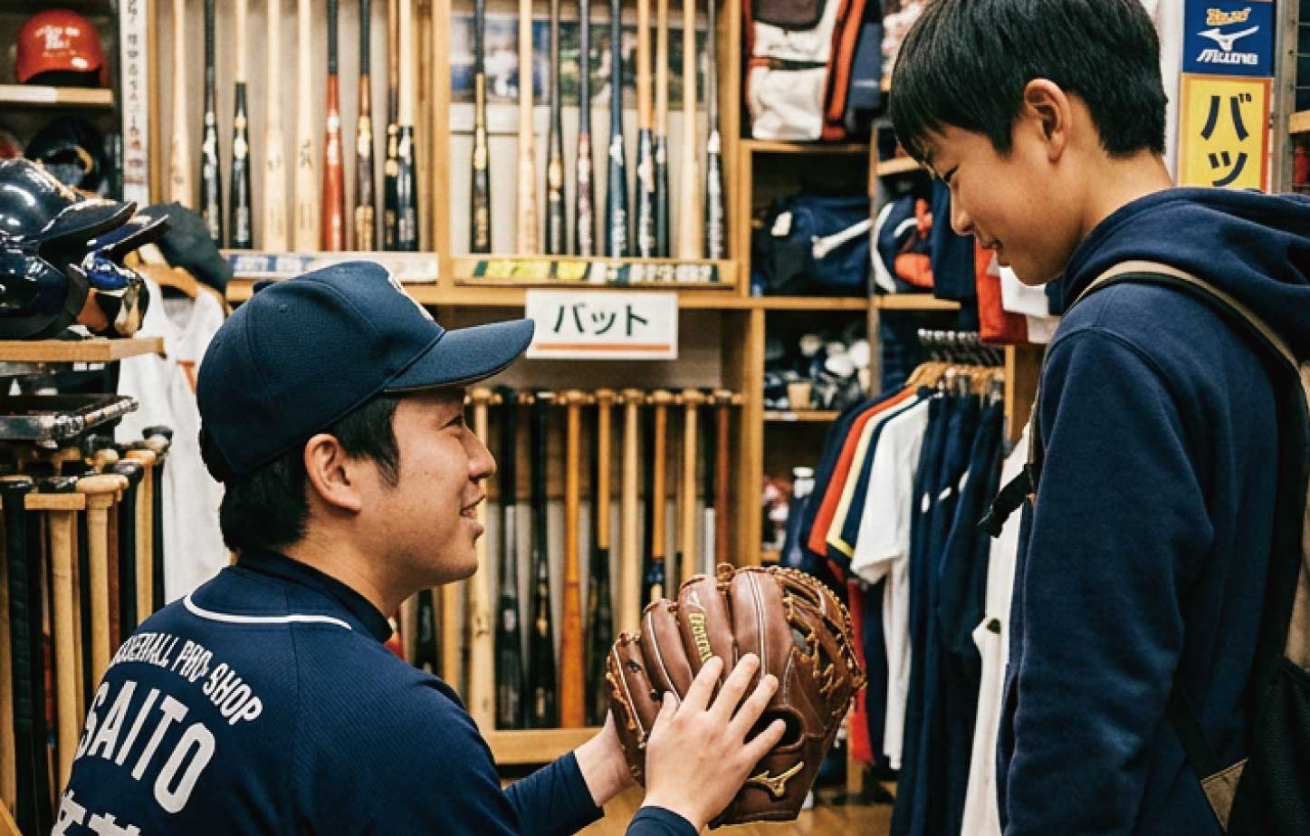 野球ショップ「カウスポ」